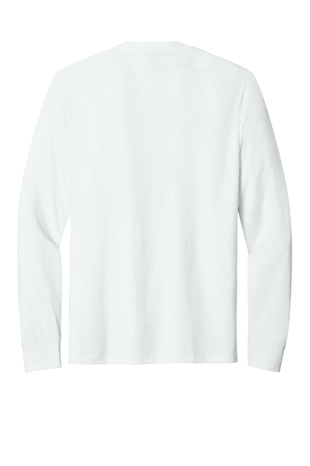 District Perfect Tri Long Sleeve Tee DM132 White