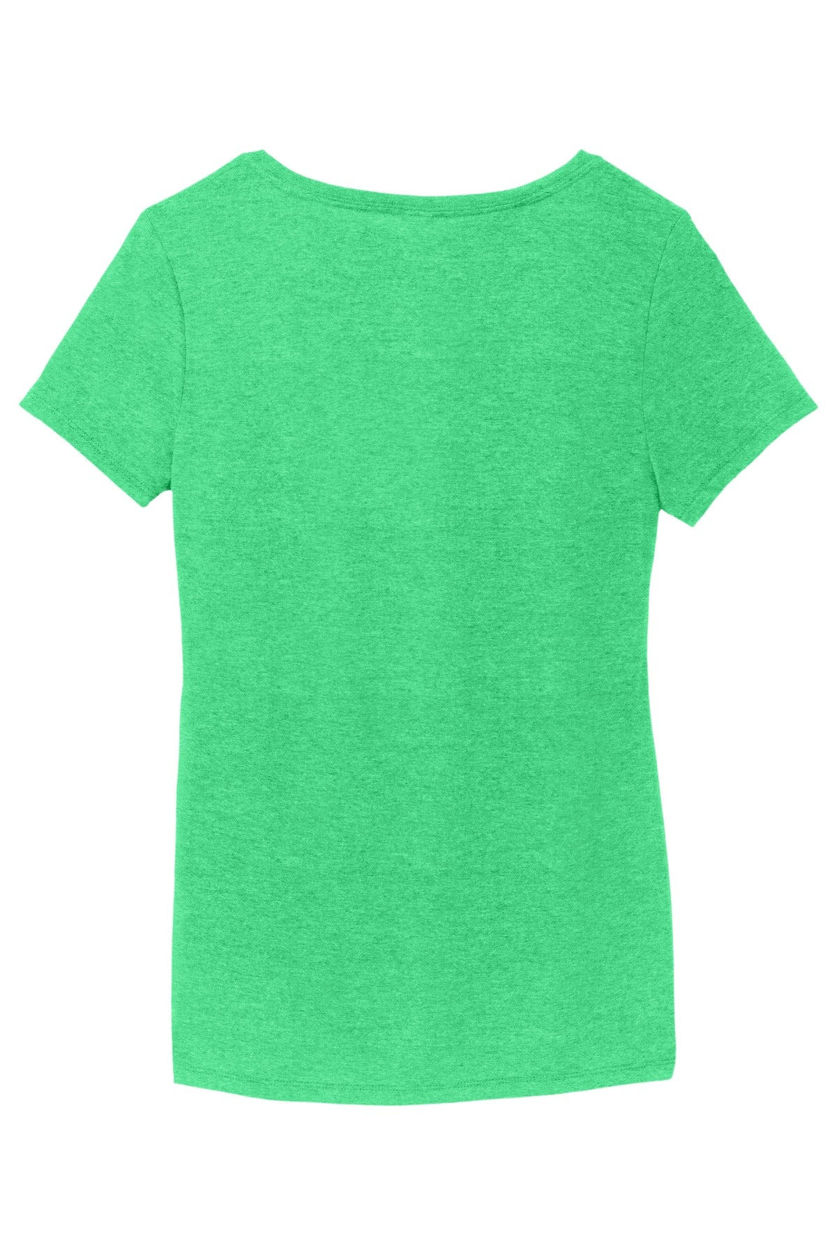 District Women's Perfect Tri V-Neck Tee DM1350L Green Frost
