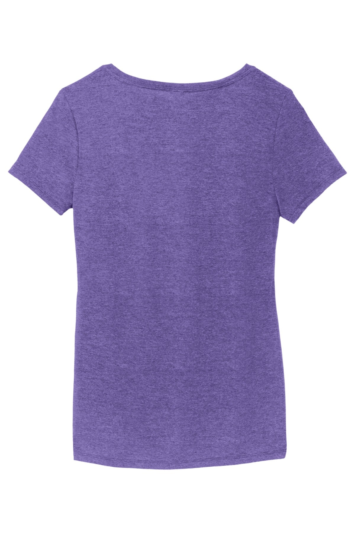 District Women's Perfect Tri V-Neck Tee DM1350L Purple Frost