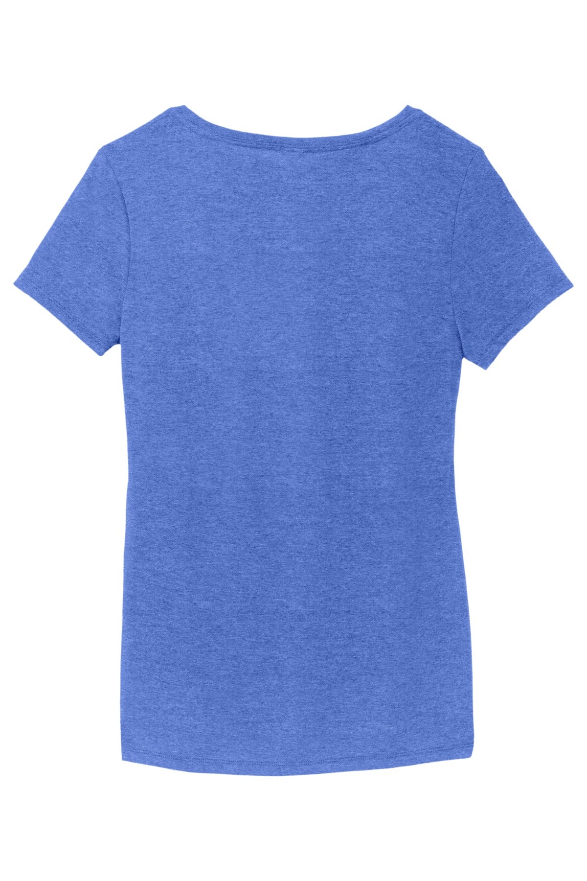 District Women's Perfect Tri V-Neck Tee DM1350L Royal Frost