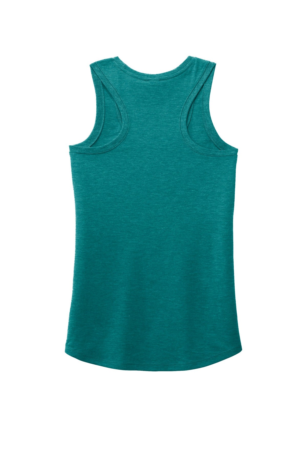 District Women's Perfect Tri Racerback Tank DM138L Heathered Teal