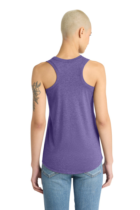 District Women's Perfect Tri Racerback Tank DM138L Purple Frost