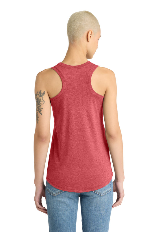 District Women's Perfect Tri Racerback Tank DM138L Red Frost