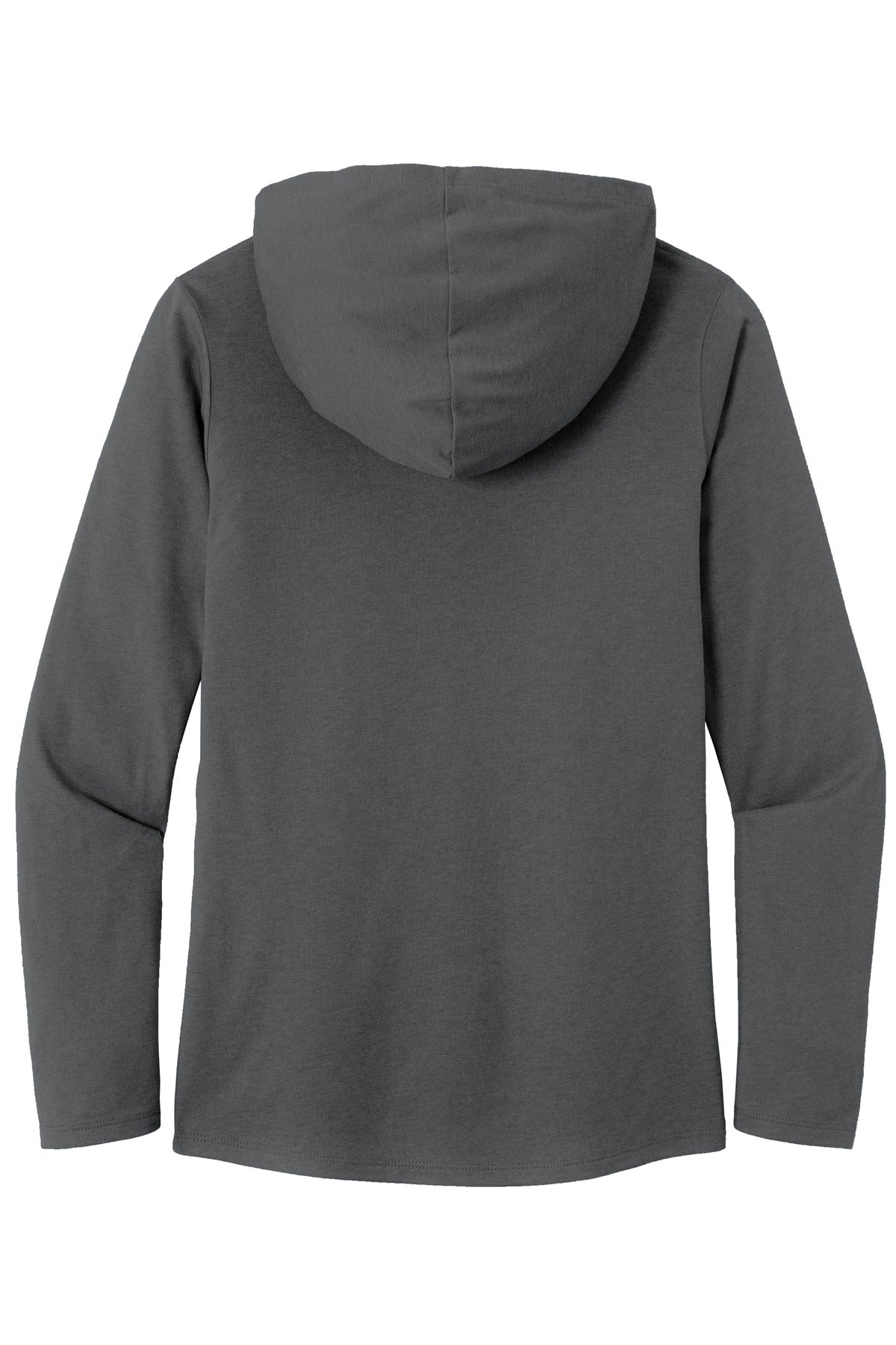 District Women's Perfect Tri Long Sleeve Hoodie DM139L Charcoal