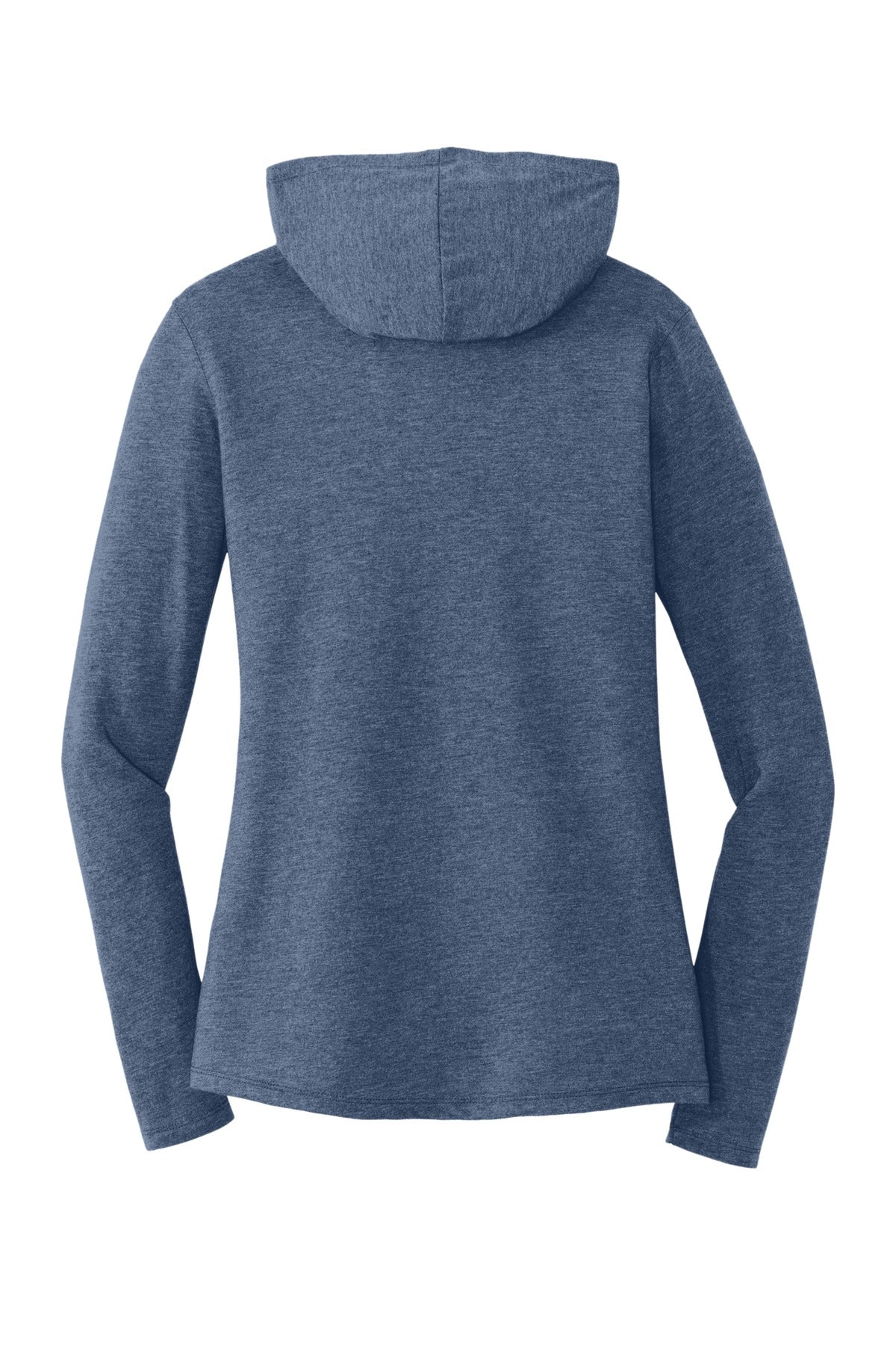 District Women's Perfect Tri Long Sleeve Hoodie DM139L Navy Frost