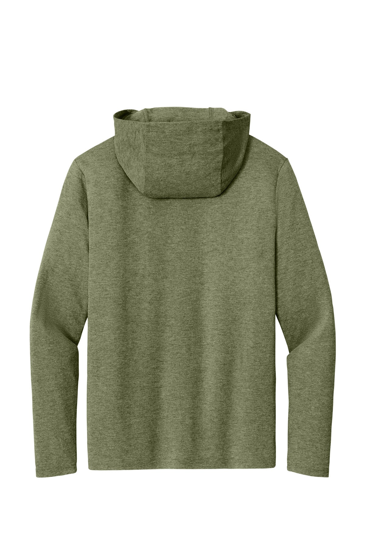 District Perfect Tri Long Sleeve Hoodie DM139 Military Green Frost