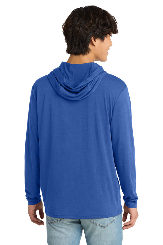 District Perfect Tri Long Sleeve Hoodie DM139 Deep Royal