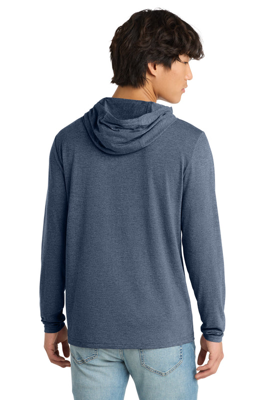 District Perfect Tri Long Sleeve Hoodie DM139 Navy Frost