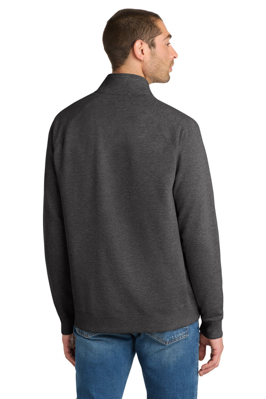 District Lightweight Fleece 1/4-Zip DM392 Heathered Black