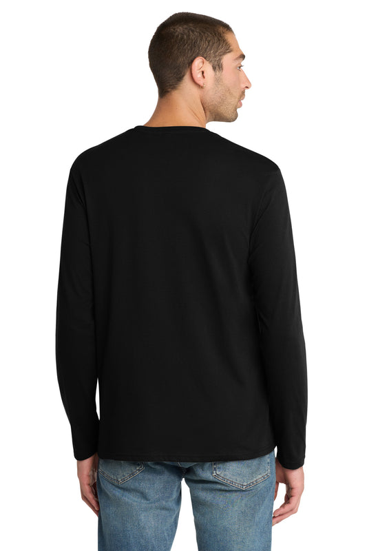 District Perfect Weight Long Sleeve Tee DT105 Jet Black