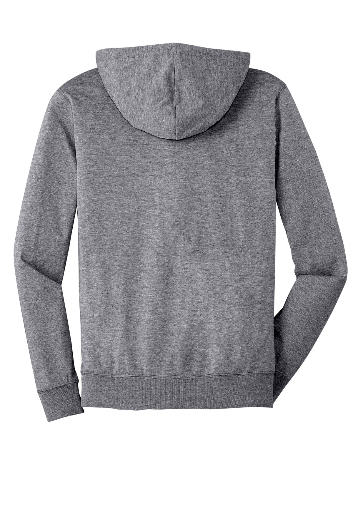 District Jersey Full-Zip Hoodie DT1100 Dark Heather Grey