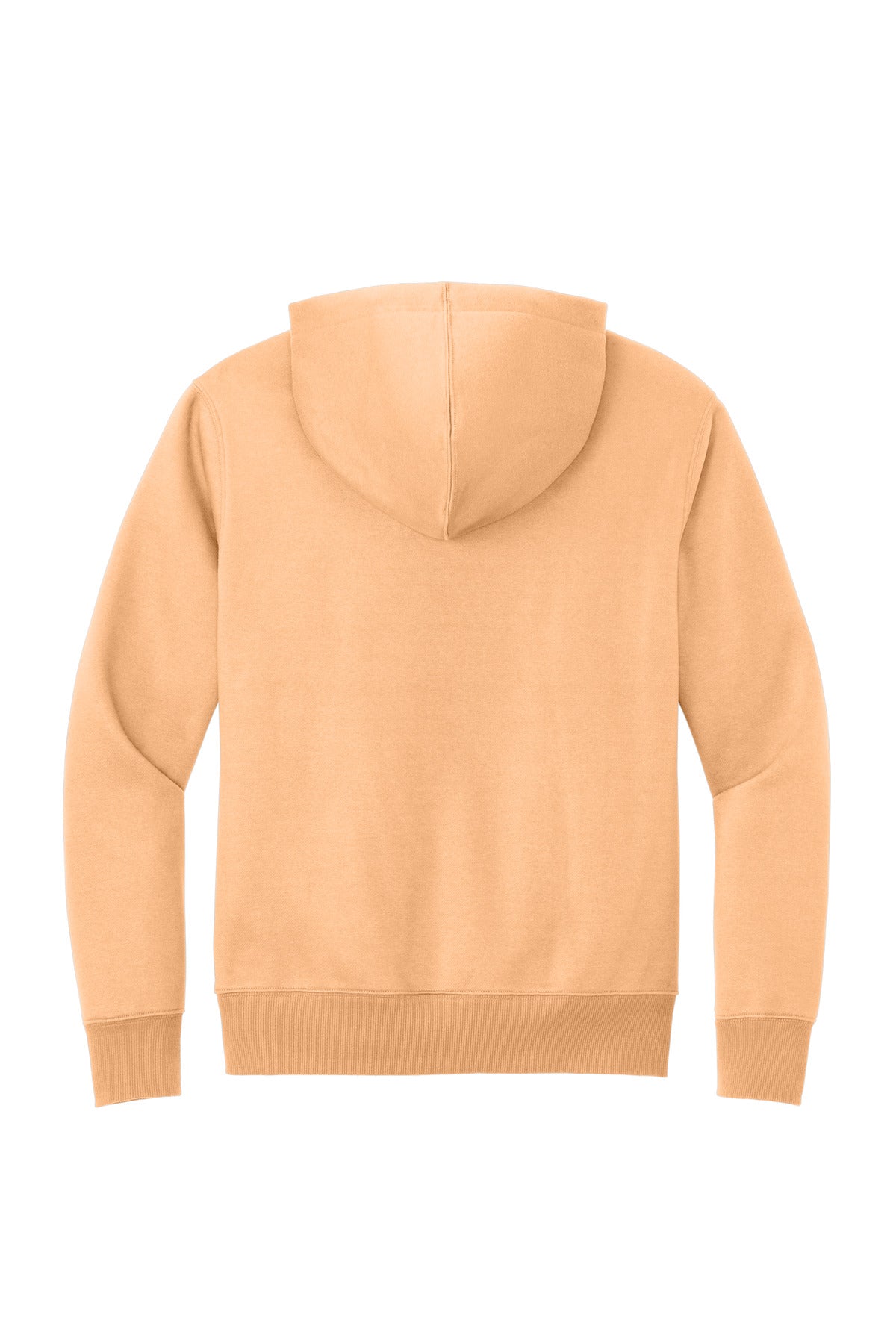 District Perfect Weight Fleece Hoodie DT1101 Apricot