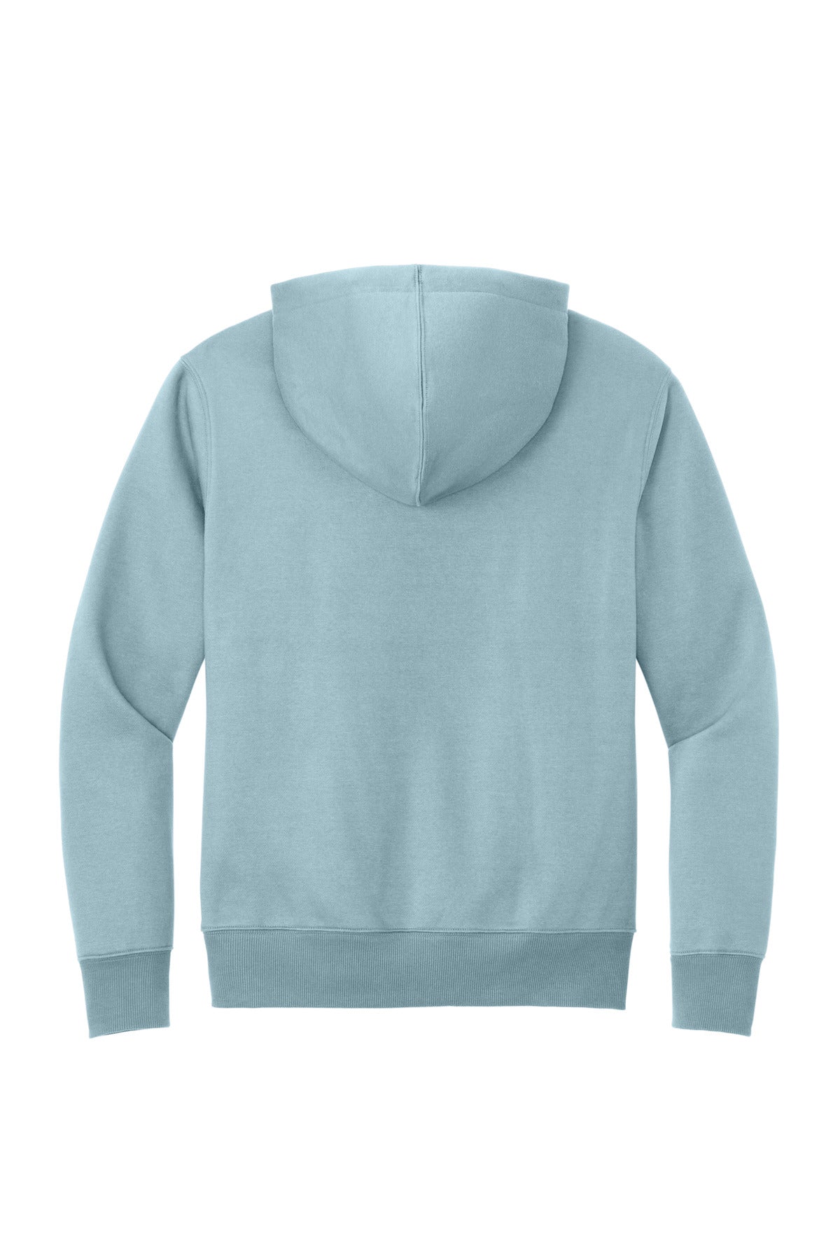 District Perfect Weight Fleece Hoodie DT1101 Blue Fog