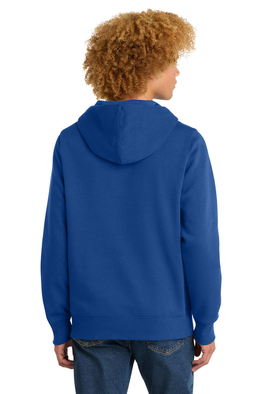 District Perfect Weight Fleece Hoodie DT1101 Deep Royal