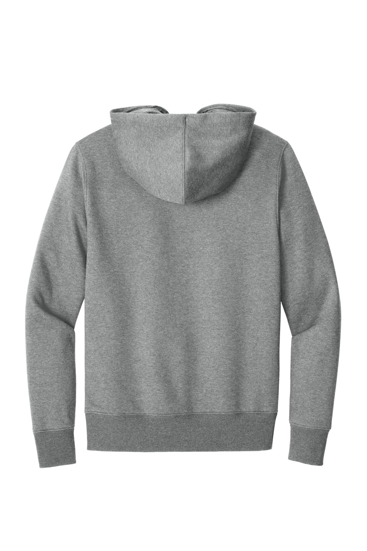 District Perfect Weight Fleece Hoodie DT1101 Heathered Steel