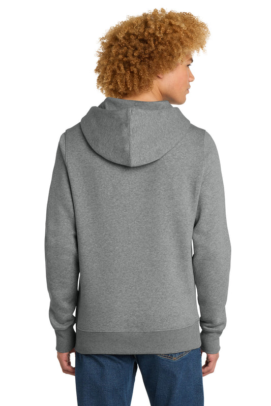 District Perfect Weight Fleece Hoodie DT1101 Heathered Steel