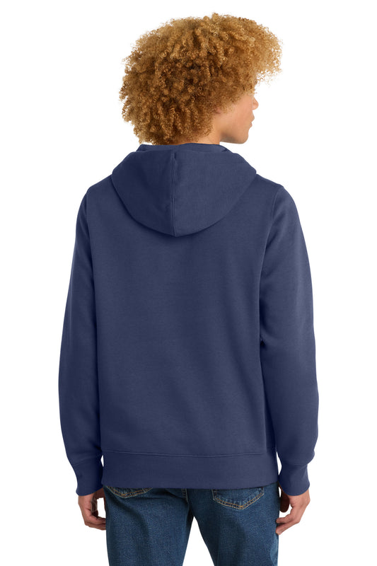 District Perfect Weight Fleece Hoodie DT1101 Tanzanite