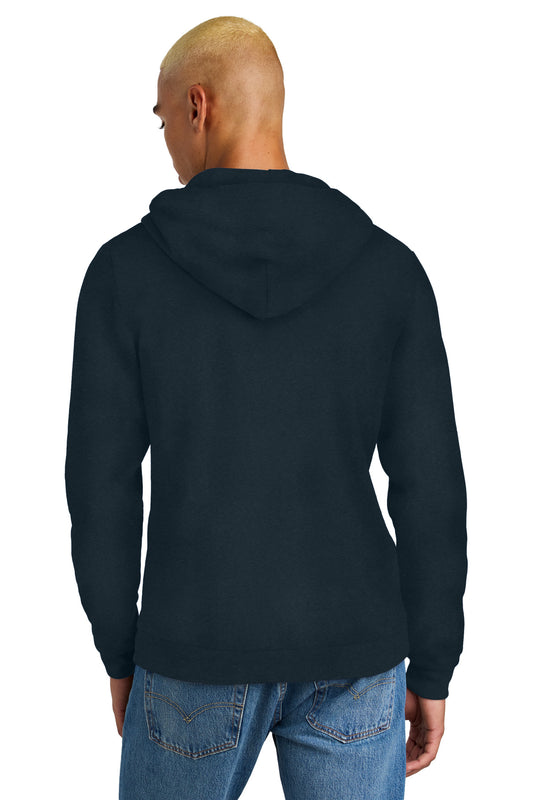 District Perfect Tri Fleece Pullover Hoodie DT1300 New Navy