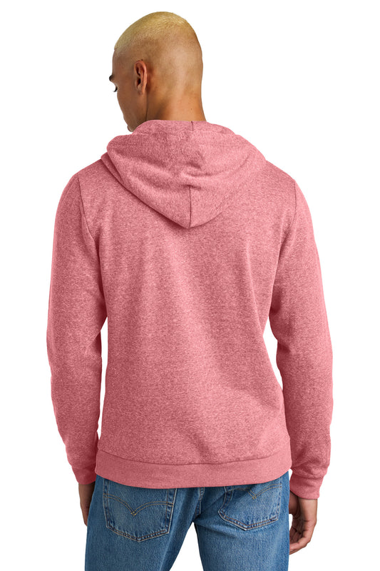 District Perfect Tri Fleece Pullover Hoodie DT1300 Red Frost
