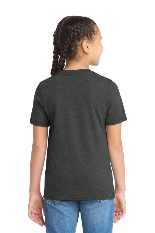 District Youth Perfect Tri Tee DT130Y Black Frost