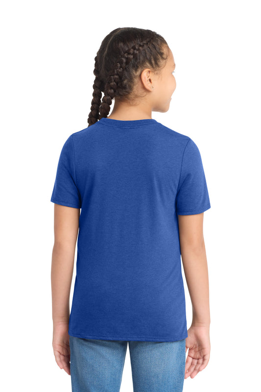 District Youth Perfect Tri Tee DT130Y Deep Royal