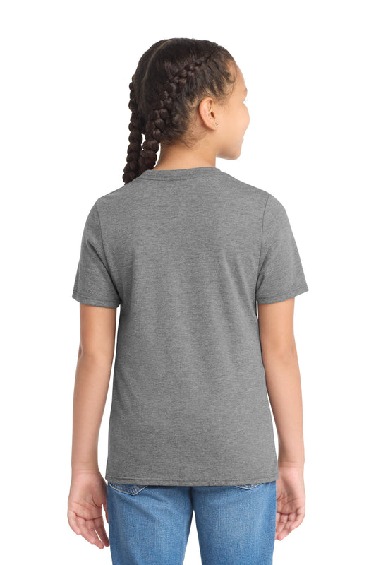 District Youth Perfect Tri Tee DT130Y Grey Frost
