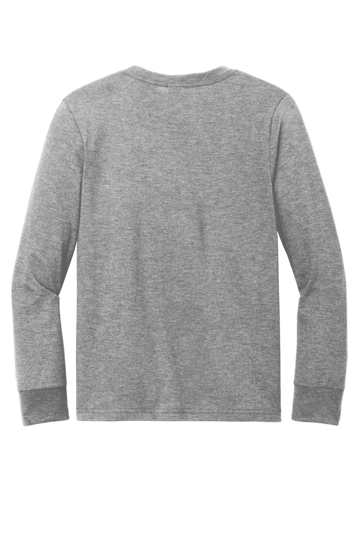 District Youth Perfect Tri Long Sleeve Tee DT132Y Grey Frost