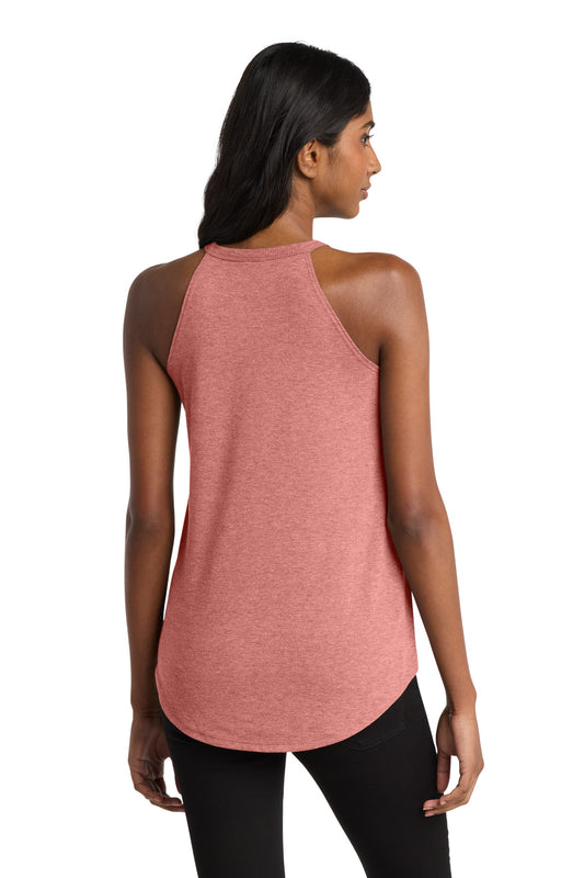 District Women's Perfect Tri Rocker Tank DT137L Blush Frost