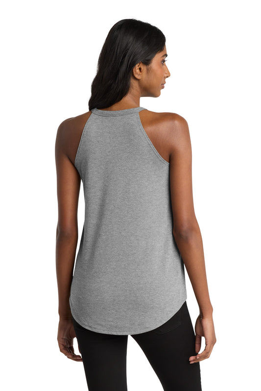 District Women's Perfect Tri Rocker Tank DT137L Grey Frost