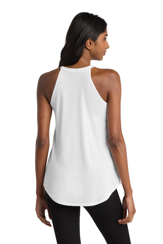 District Women's Perfect Tri Rocker Tank DT137L White