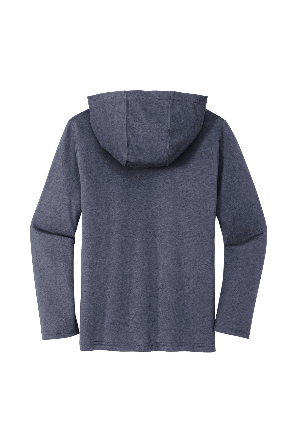 District Youth Perfect Tri Long Sleeve Hoodie DT139Y Navy Frost