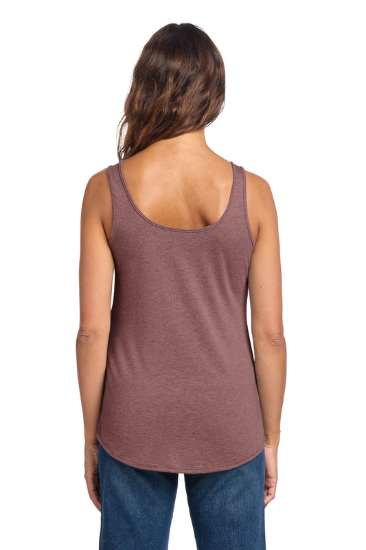 District Women's Perfect Tri Relaxed Tank DT151 Blush Frost