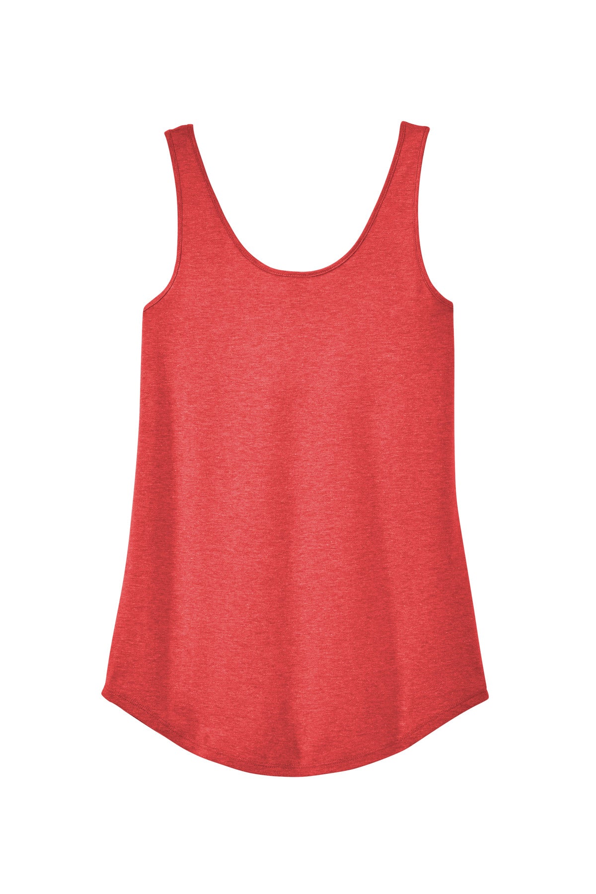 District Women's Perfect Tri Relaxed Tank DT151 Red Frost