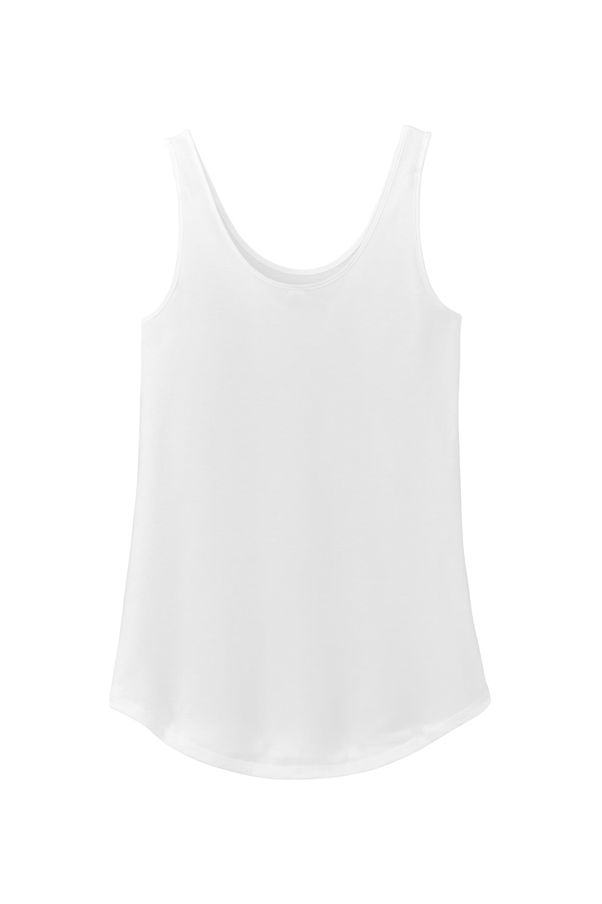 District Women's Perfect Tri Relaxed Tank DT151 White