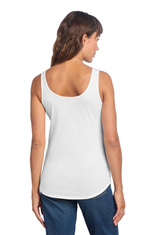 District Women's Perfect Tri Relaxed Tank DT151 White