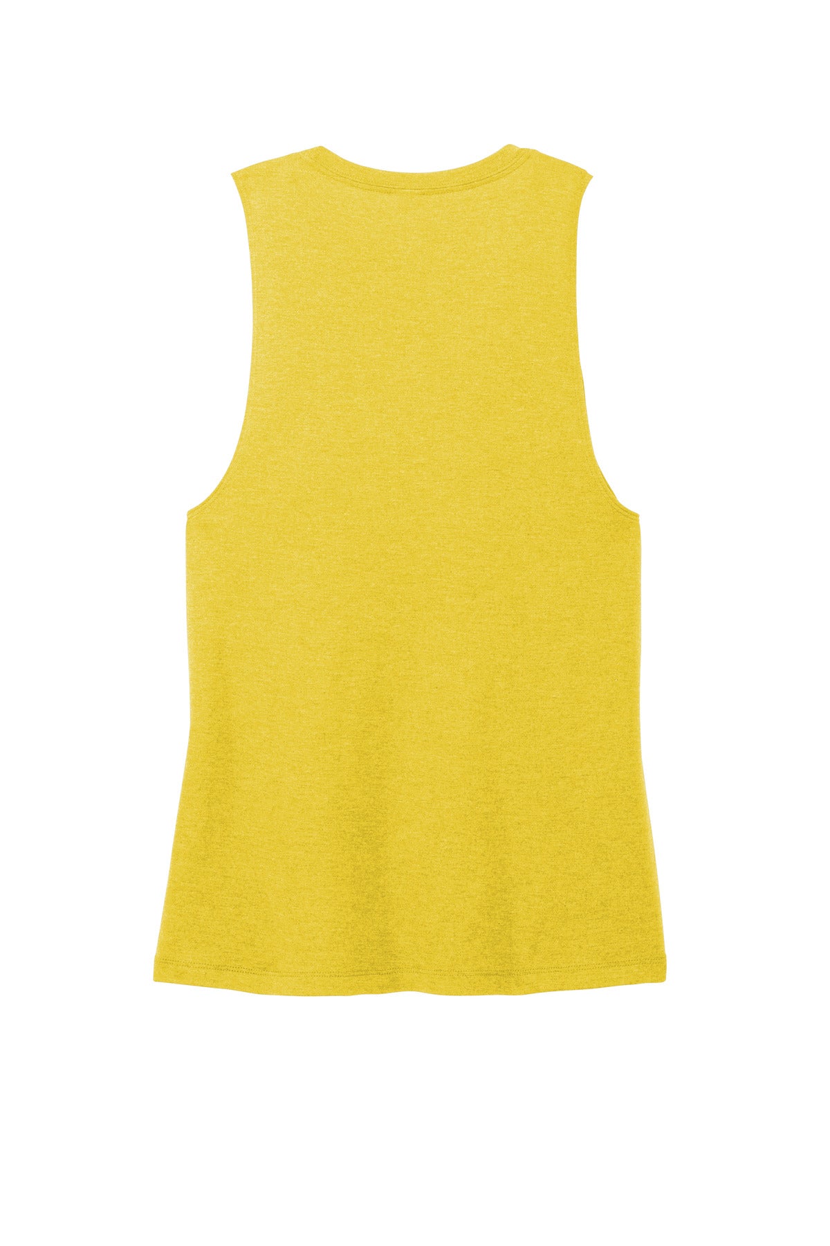 District Women's Perfect Tri Muscle Tank DT153 Ochre Yellow Heather