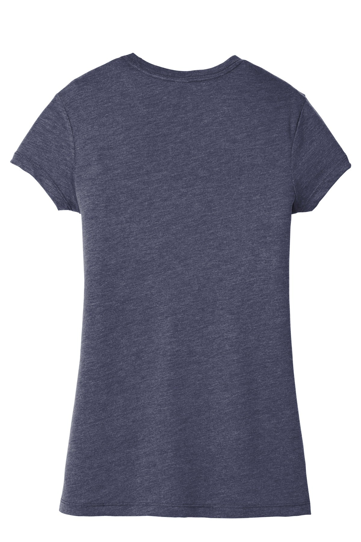 District Women's Fitted Perfect Tri Tee DT155 Navy Frost