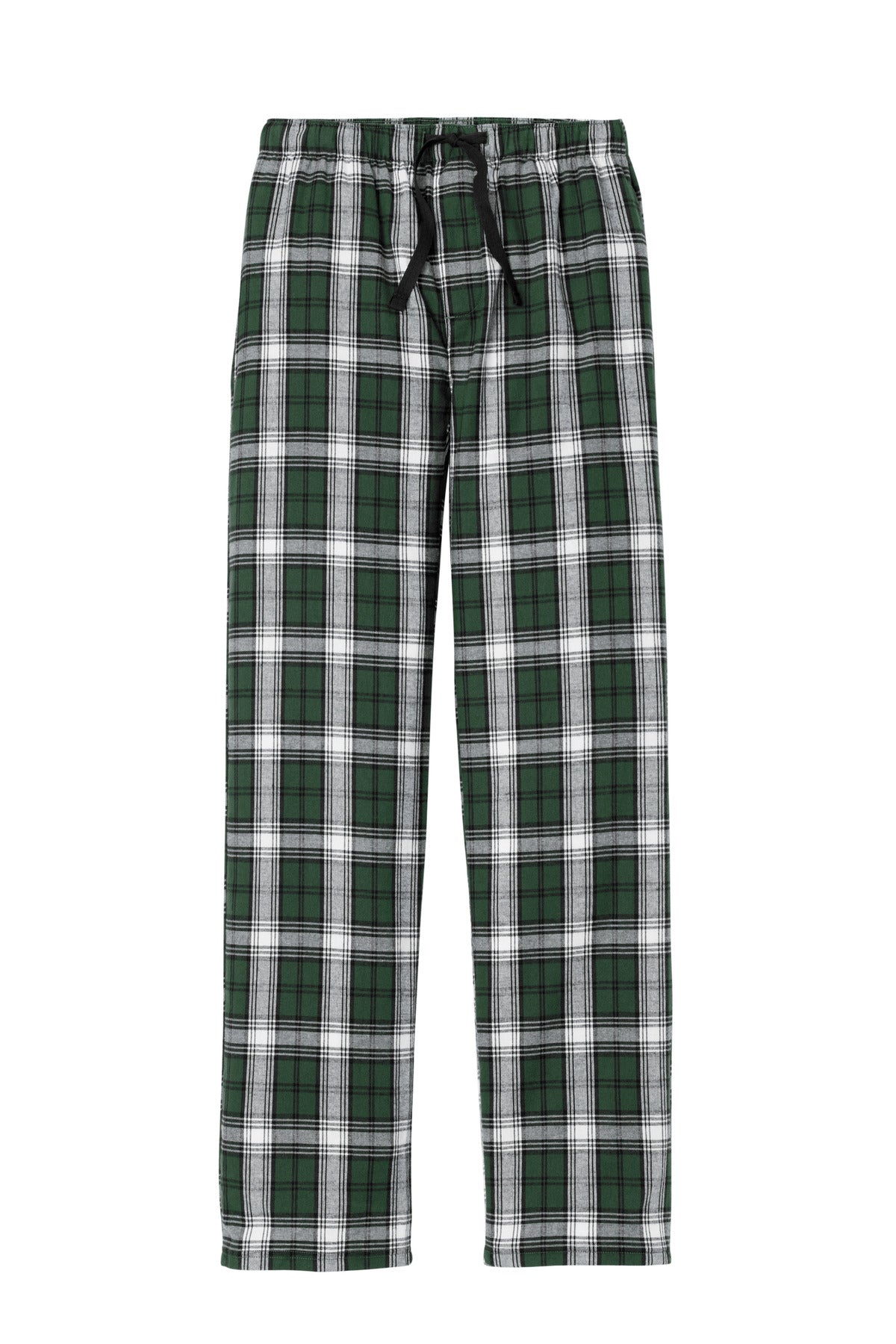 District Flannel Pocket Pant DT1810 Dark Green Tartan Plaid