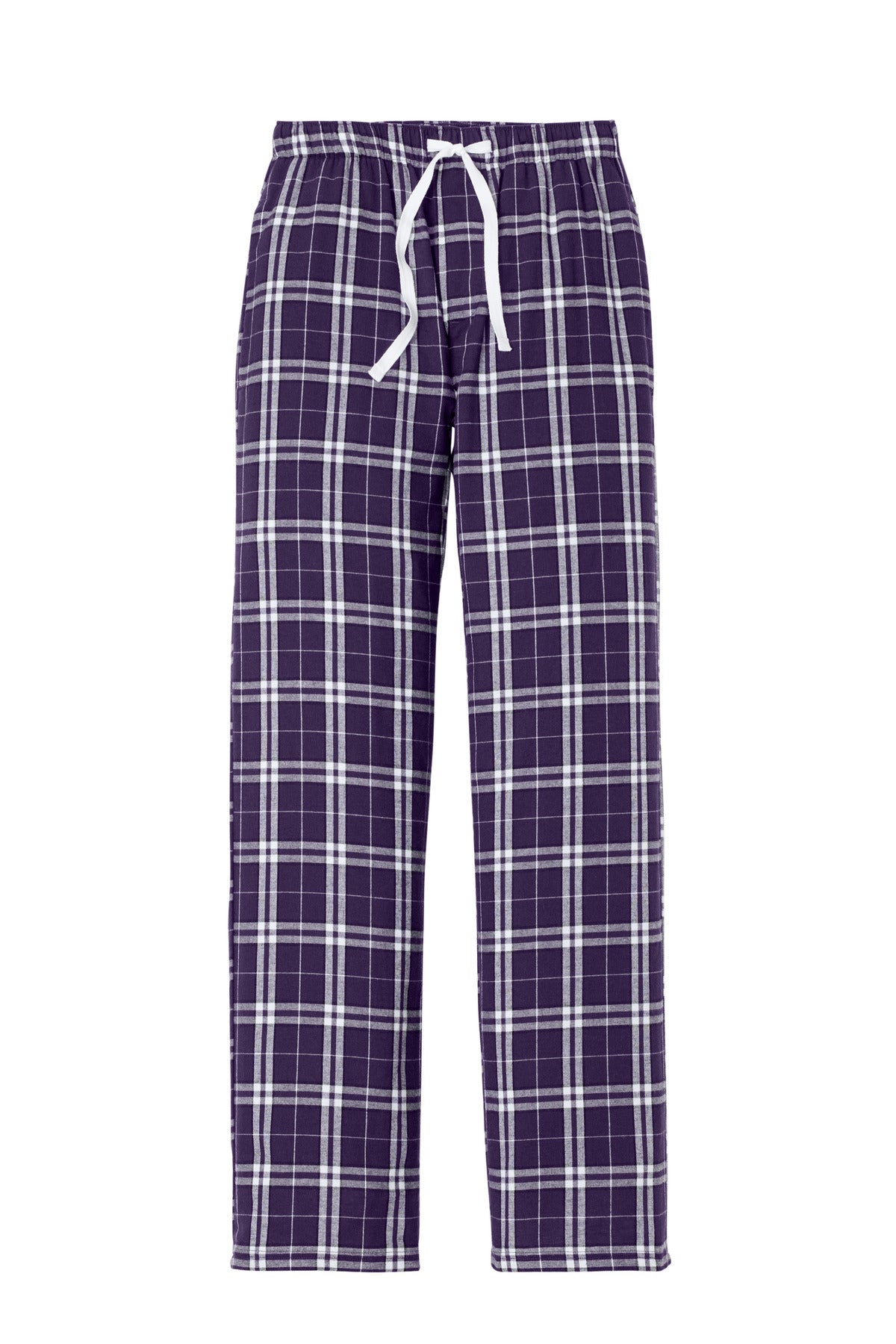 District Flannel Pocket Pant DT1810 Purple/ White