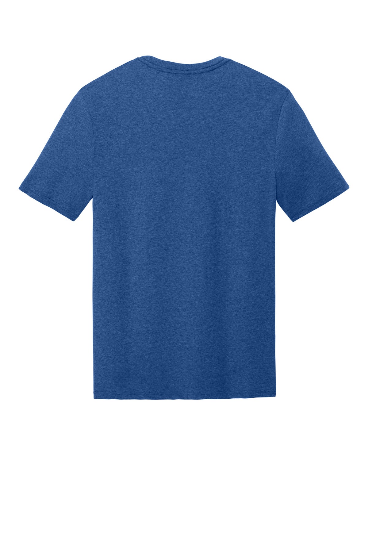 District Perfect Weight CVC Tee DT184 Heathered Deep Royal