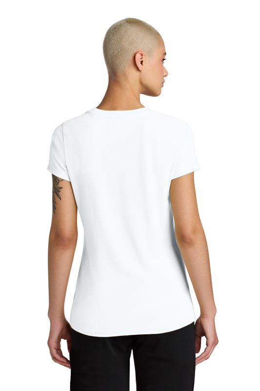 District Women's Perfect Weight CVC Tee DT188 Bright White