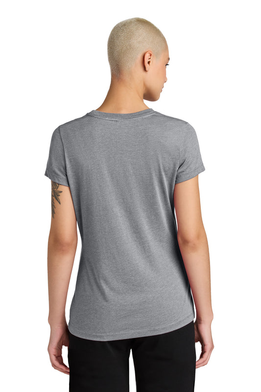 District Women's Perfect Weight CVC Tee DT188 Graphite Heather