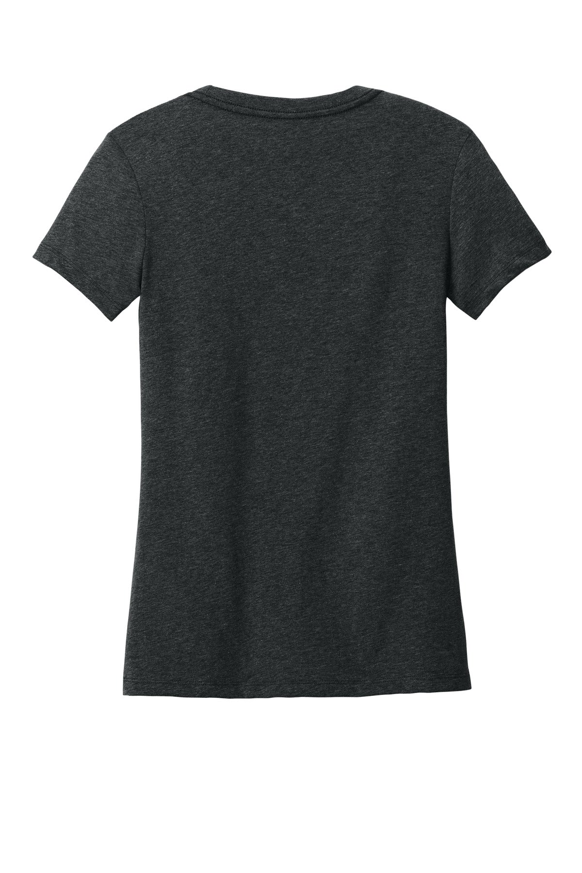 District Women's Perfect Weight CVC Tee DT188 Jet Black Heather