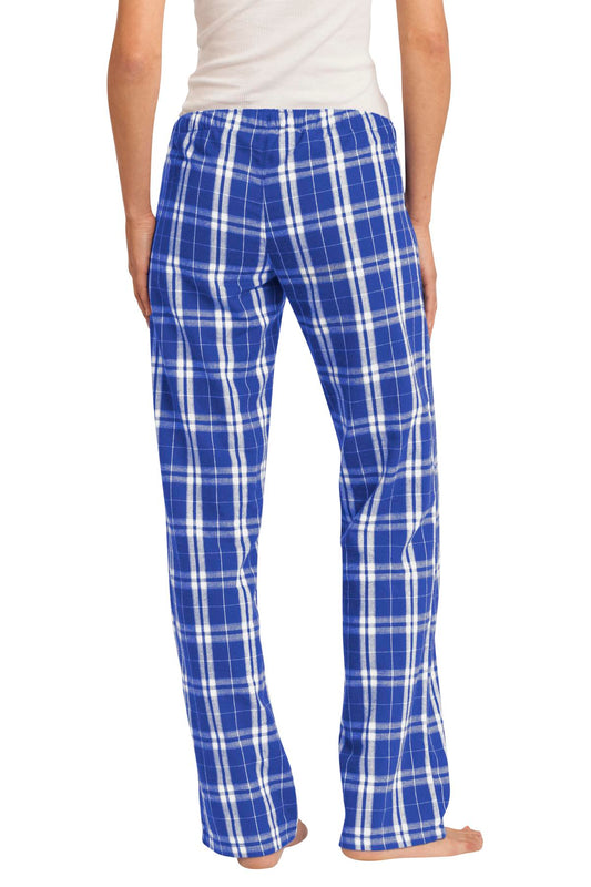 District Women's Flannel Plaid Pant DT2800 Deep Royal