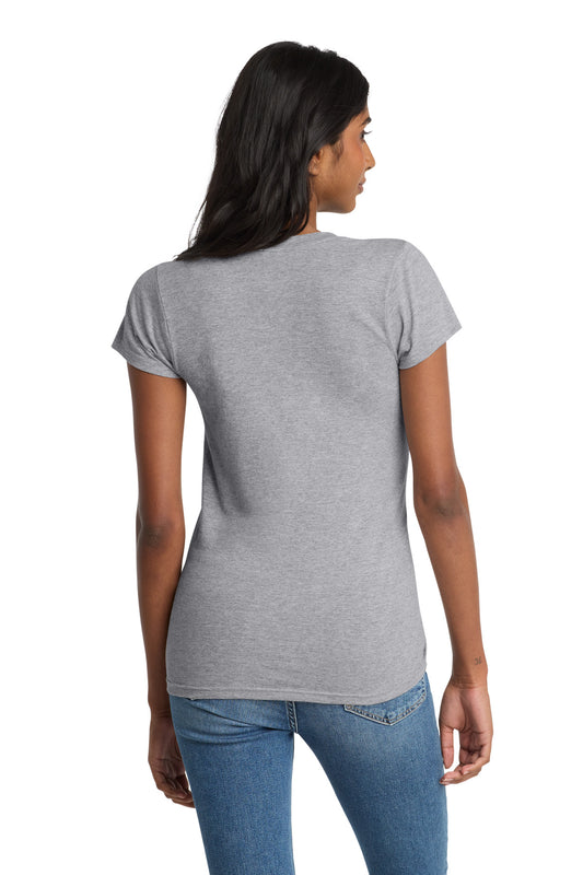 District Women's Fitted The Concert Tee DT5001 Heather Grey