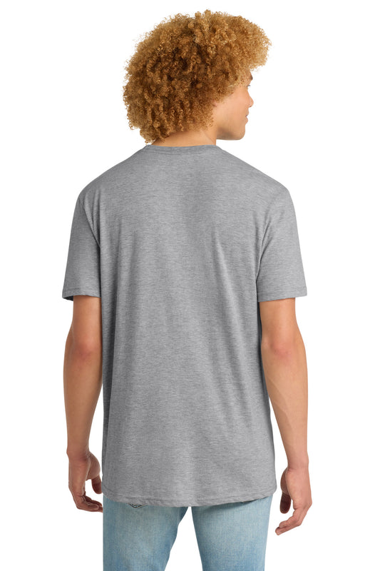 District Very Important Tee with Pocket DT6000P Light Heather Grey