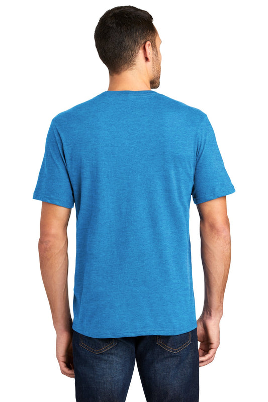 District Very Important Tee DT6000 Heathered Bright Turquoise