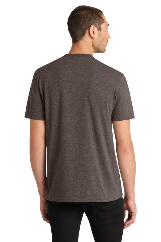 District Very Important Tee DT6000 Heathered Brown