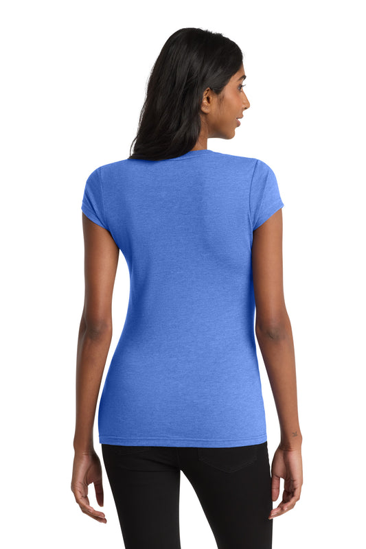 District Women's Fitted Very Important Tee DT6001 Heathered Royal