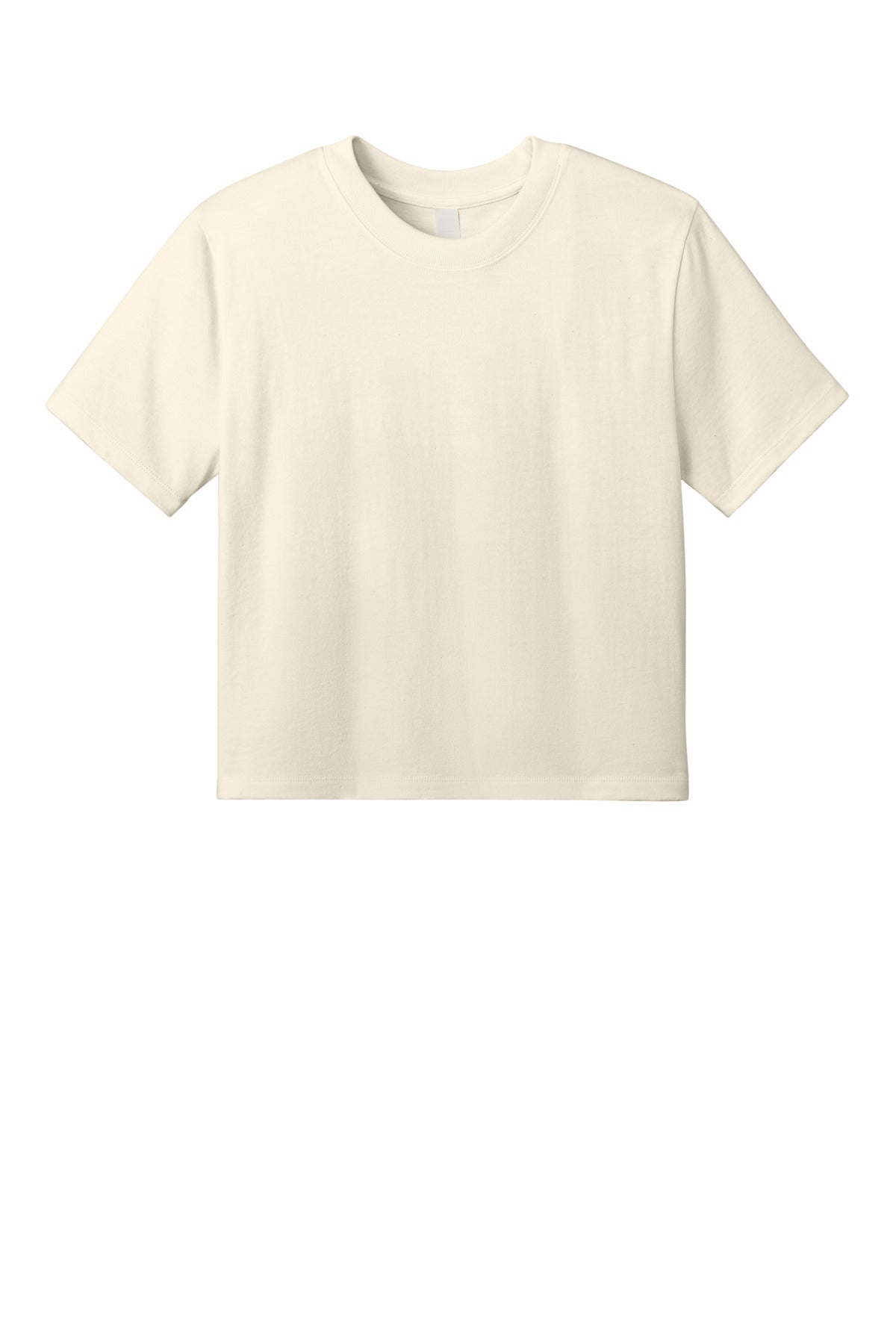 District Women's Heavyweight Boxy Very Important Tee DT6066 Griege